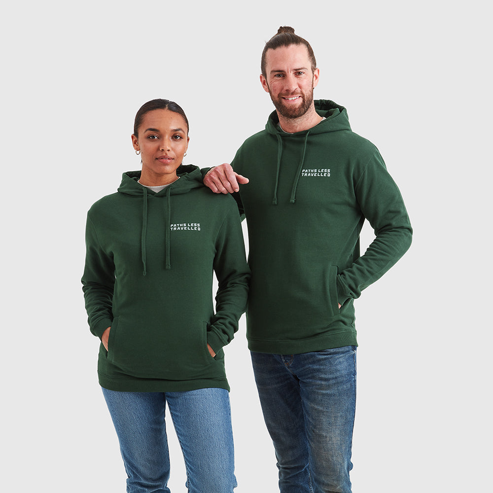 Paths Less Travelled Hoodie, Evergreen