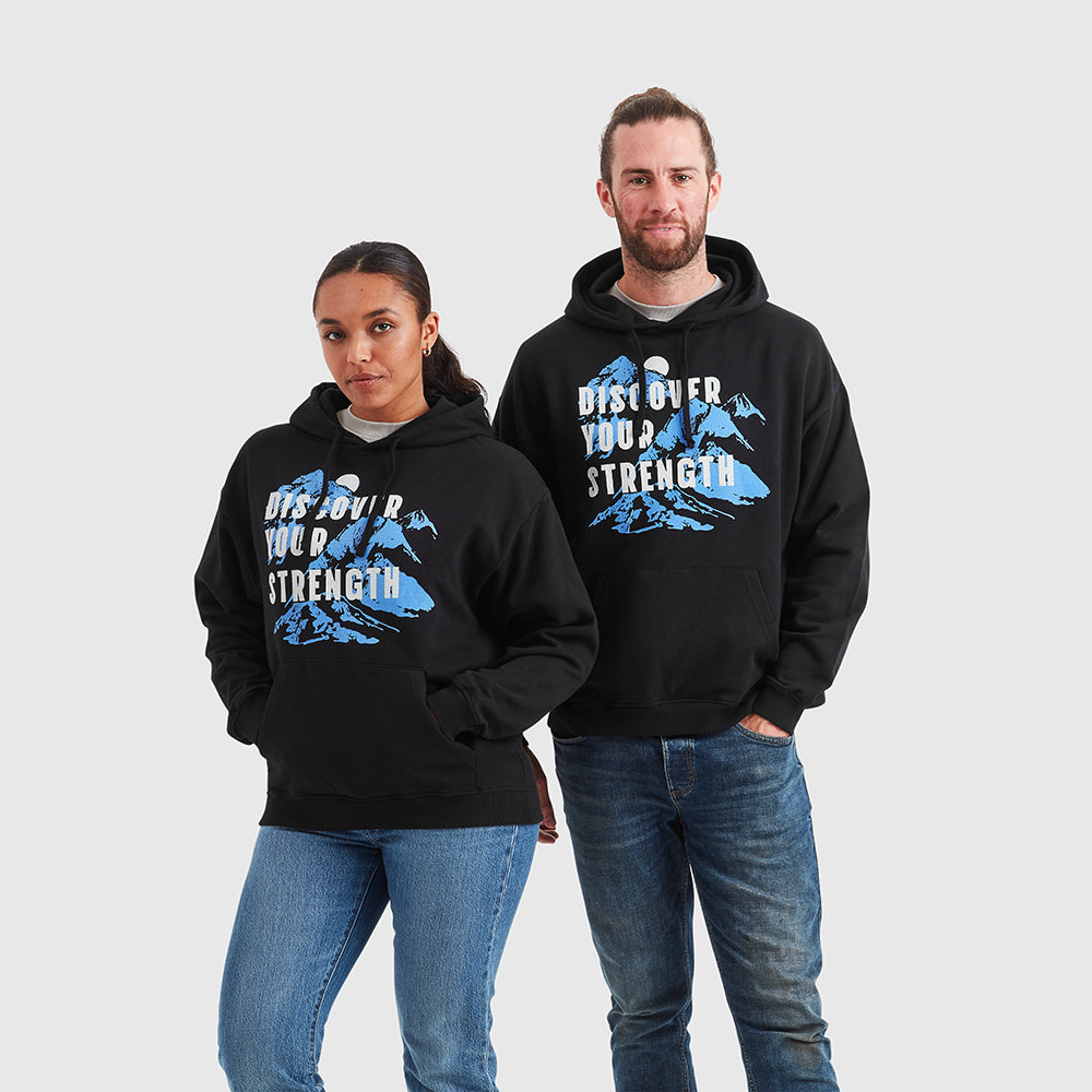 Discover Your Strength Hoodie, Black