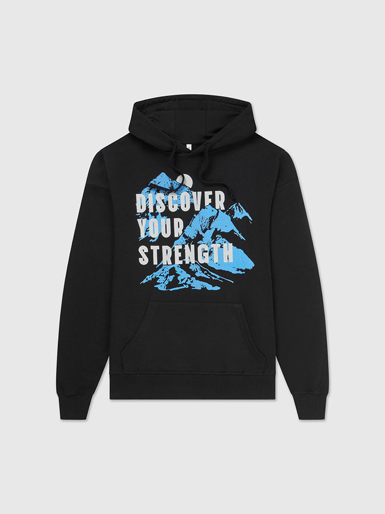 Discover Your Strength Hoodie, Black