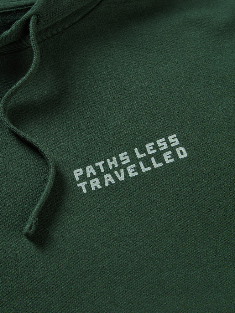Paths Less Travelled Hoodie, Evergreen