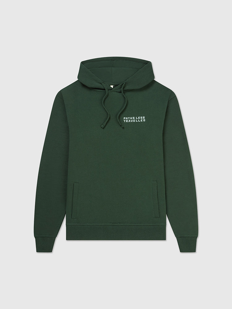 Paths Less Travelled Hoodie, Evergreen