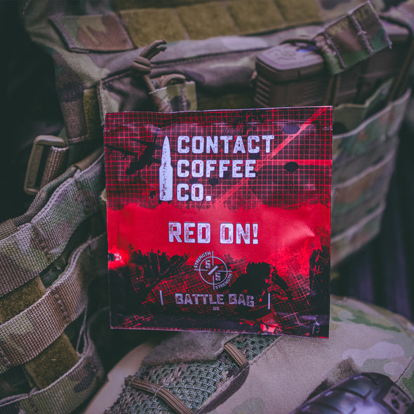 Help for Heroes Contact Coffee Battle Bags Red On Box of 10