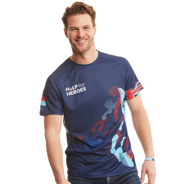 Help for Heroes Tri Camo Technical T-Shirt