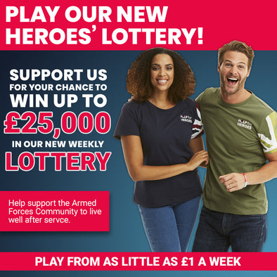 SUPPORT OUR HEROES AND WIN BIG, WITH OUR NEW HEROES LOTTERY!