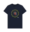 Navy Blue Heroes Christmas Characters T-shirt Navy