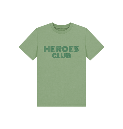 Sage Heroes Club Kids T-shirt Green