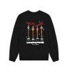 Black FOUR CANDLES CHRISTMAS SWEATSHIRT BLACK