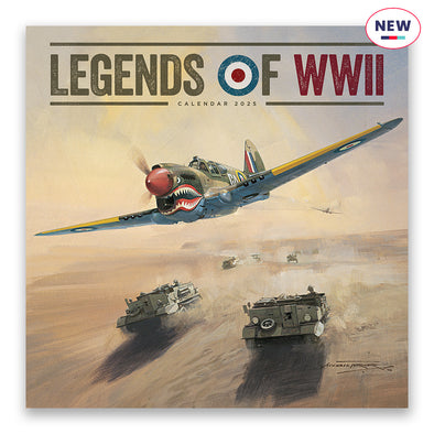 2025 Legends of WWII Month to View Calendar