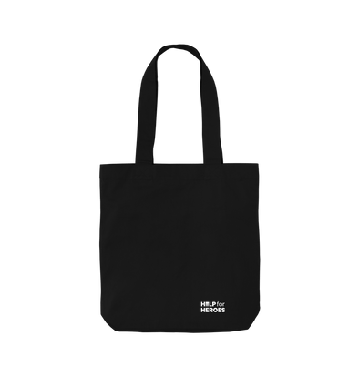 Black Classic Reusable Tote Bag Black