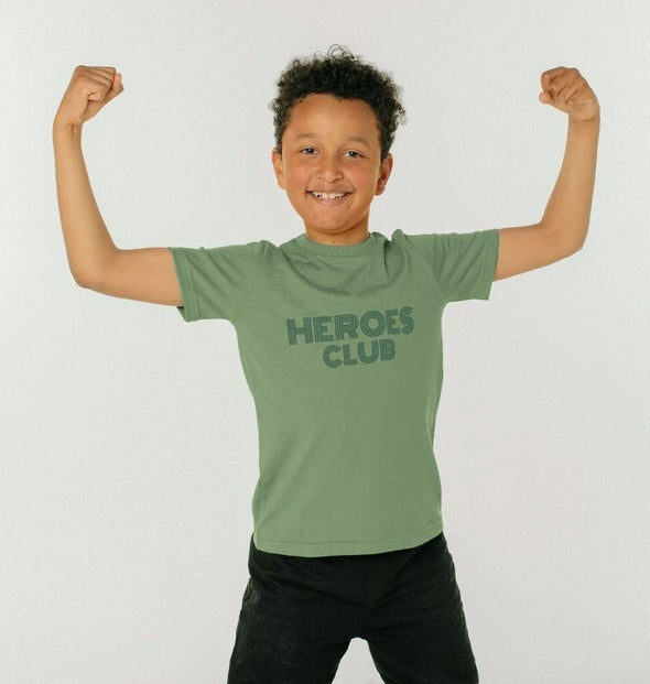 Heroes Club Kids T-shirt Green