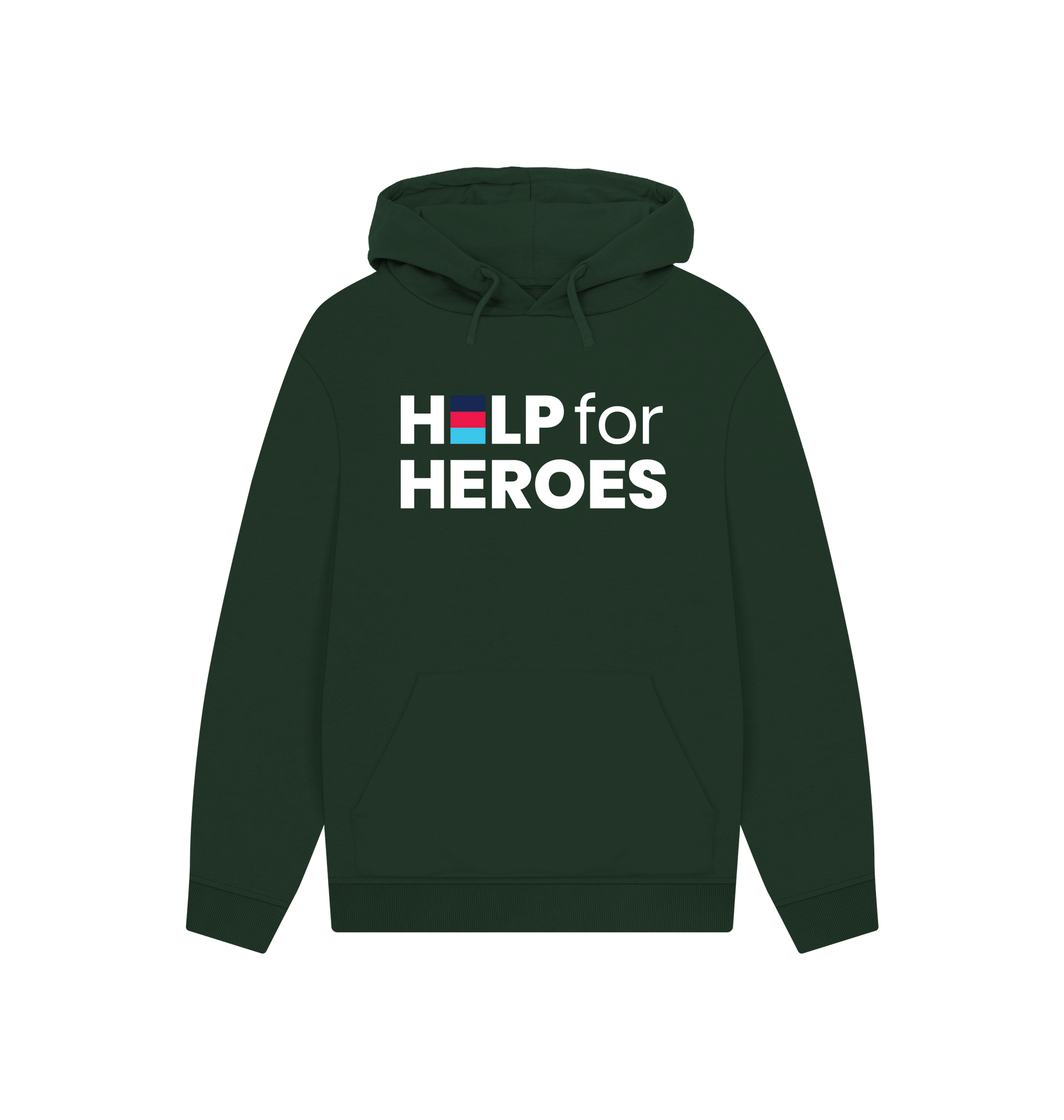 Evergreen Printed Hoody Front