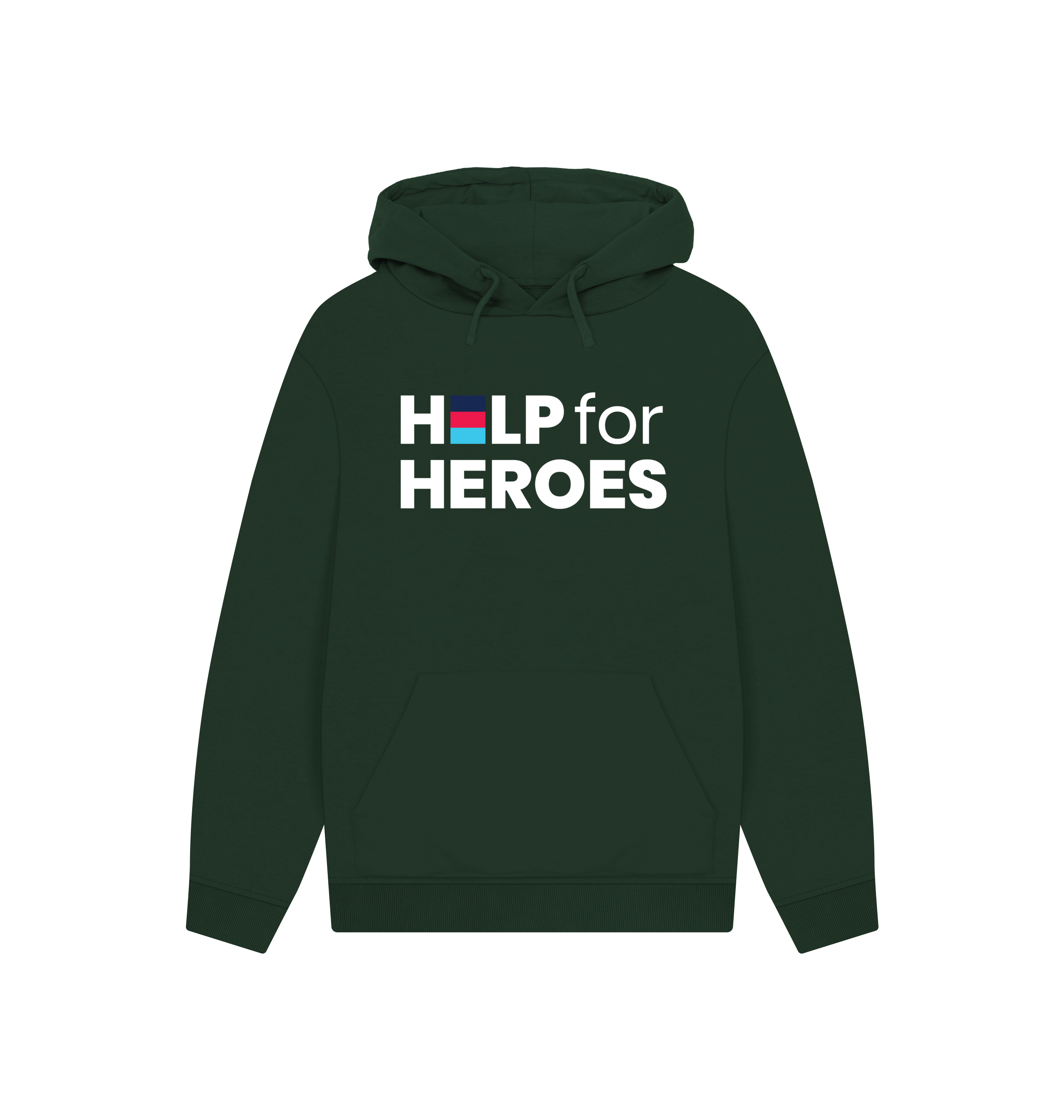 Evergreen Printed Hoody Front