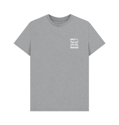 Athletic Grey Union Jack Branded T-shirt Grey