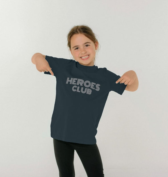 Heroes Club Kids T-shirt Navy