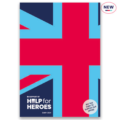 Help for Heroes 2024 A5 Union Jack Diary