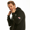 Help for Heroes Black Heritage Pullover Hoody and Navy Cable Knit Hat Bundle