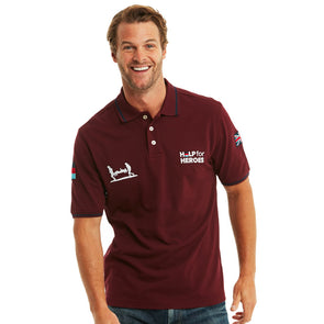 Burgundy Heritage Polo