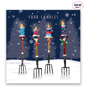 Four Candles Charity Christmas Cards - 10 Pack