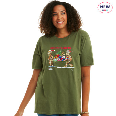 Help for Heroes Green Bearing Gifts T-Shirt