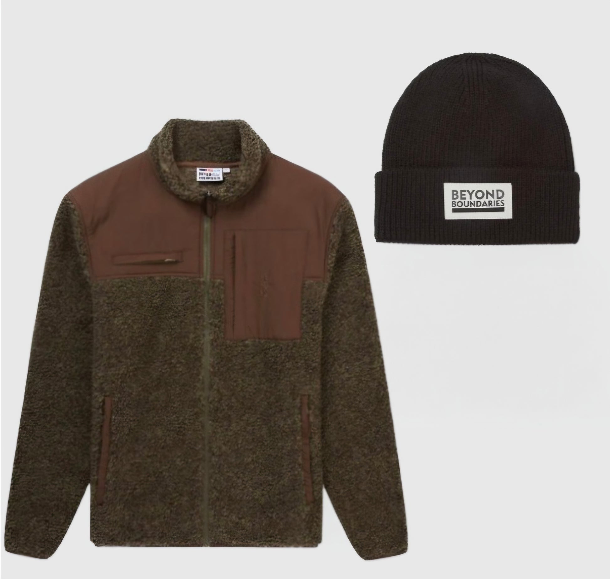 Help for Heroes heavyweight fleece jacket and beanie bundle