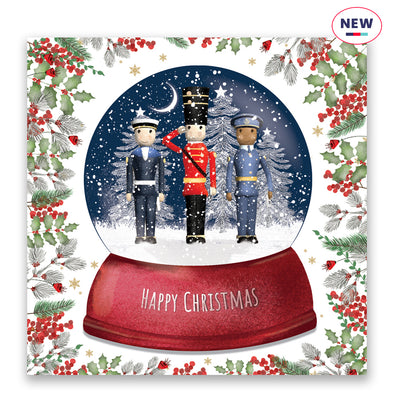 Heroes Snow Globe Charity Christmas Cards - 10 pack