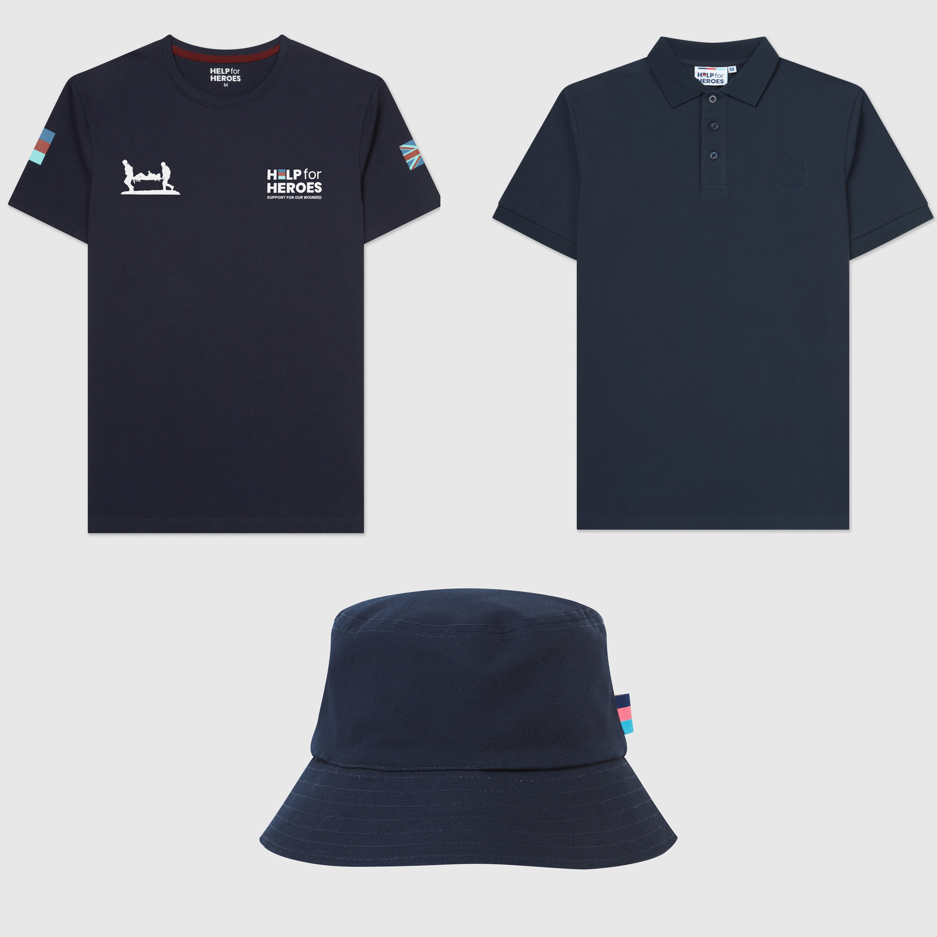 Navy Bucket Hat Bundle