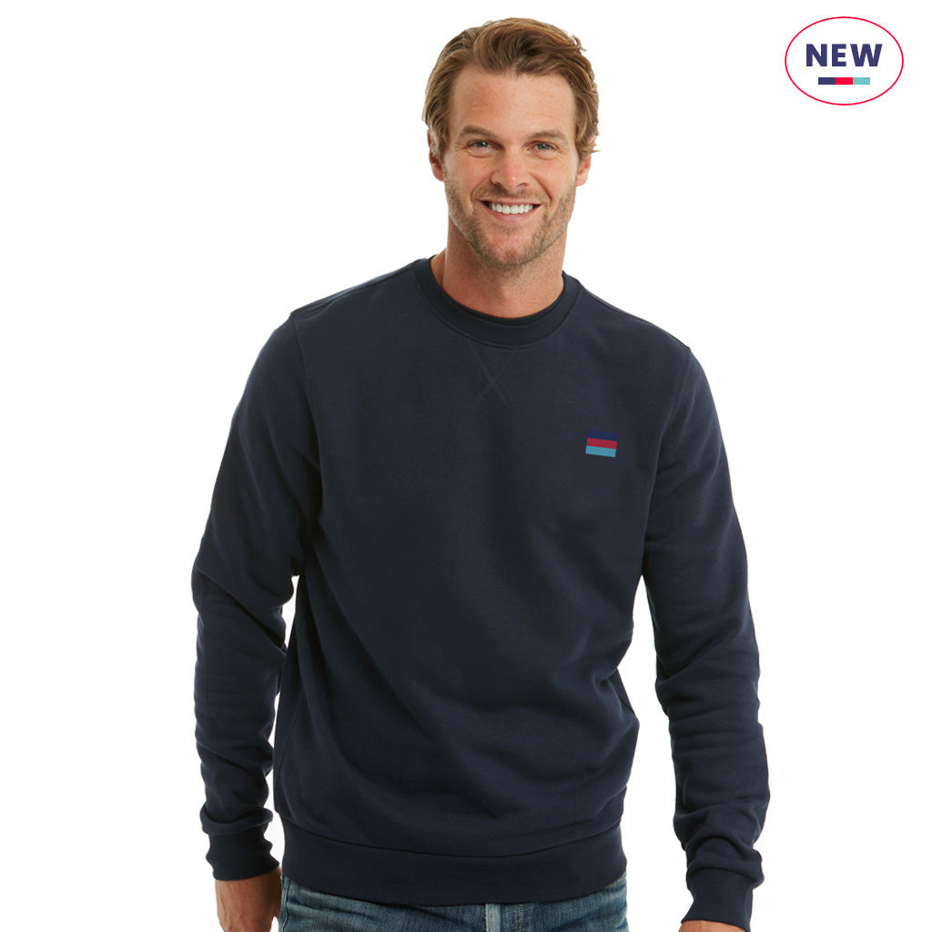 Origin The Cause Back Print Sweat in Navy