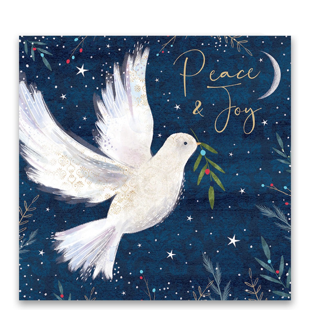 Peace and Joy Charity Christmas Cards - Pack of 10