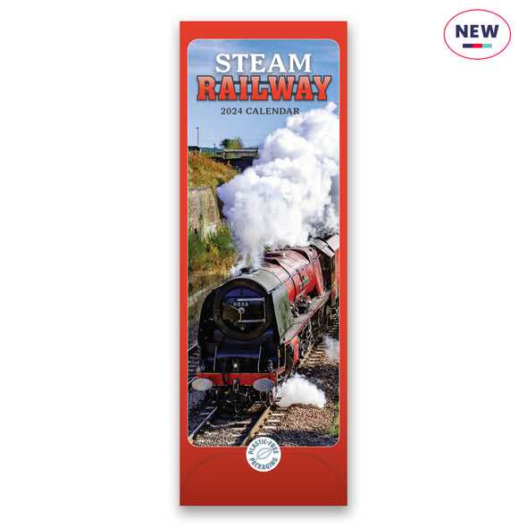 Help for Heroes Steam Railway Slimline 2024 Calendar