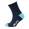 Help for Heroes Navy Cushion Sole Socks Twin Pack