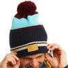 Help for Heroes Tri Stripe Rib Knit Bobble Hat