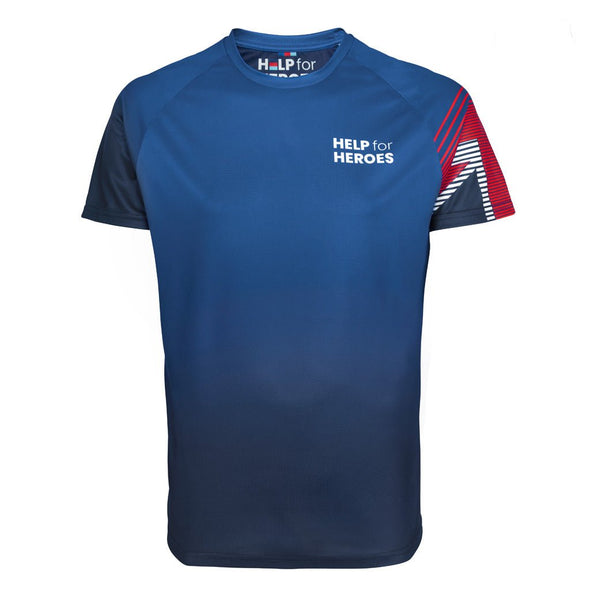 Help for Heroes Tri Union Jack Technical T-Shirt