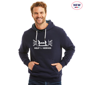 Union Jack Legacy Hoody in Navy