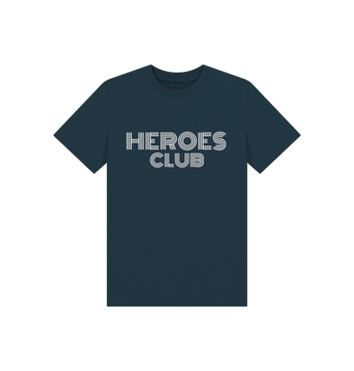 Denim Blue Heroes Club Kids T-shirt Navy