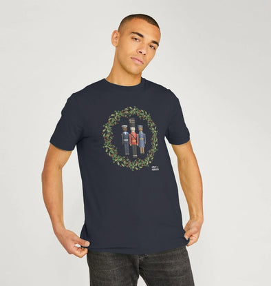 Heroes Christmas Characters T-shirt Navy