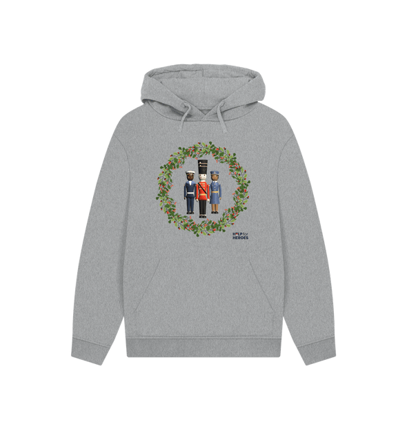 Athletic Grey Heroes Christmas Characters Overhead Hoody Grey