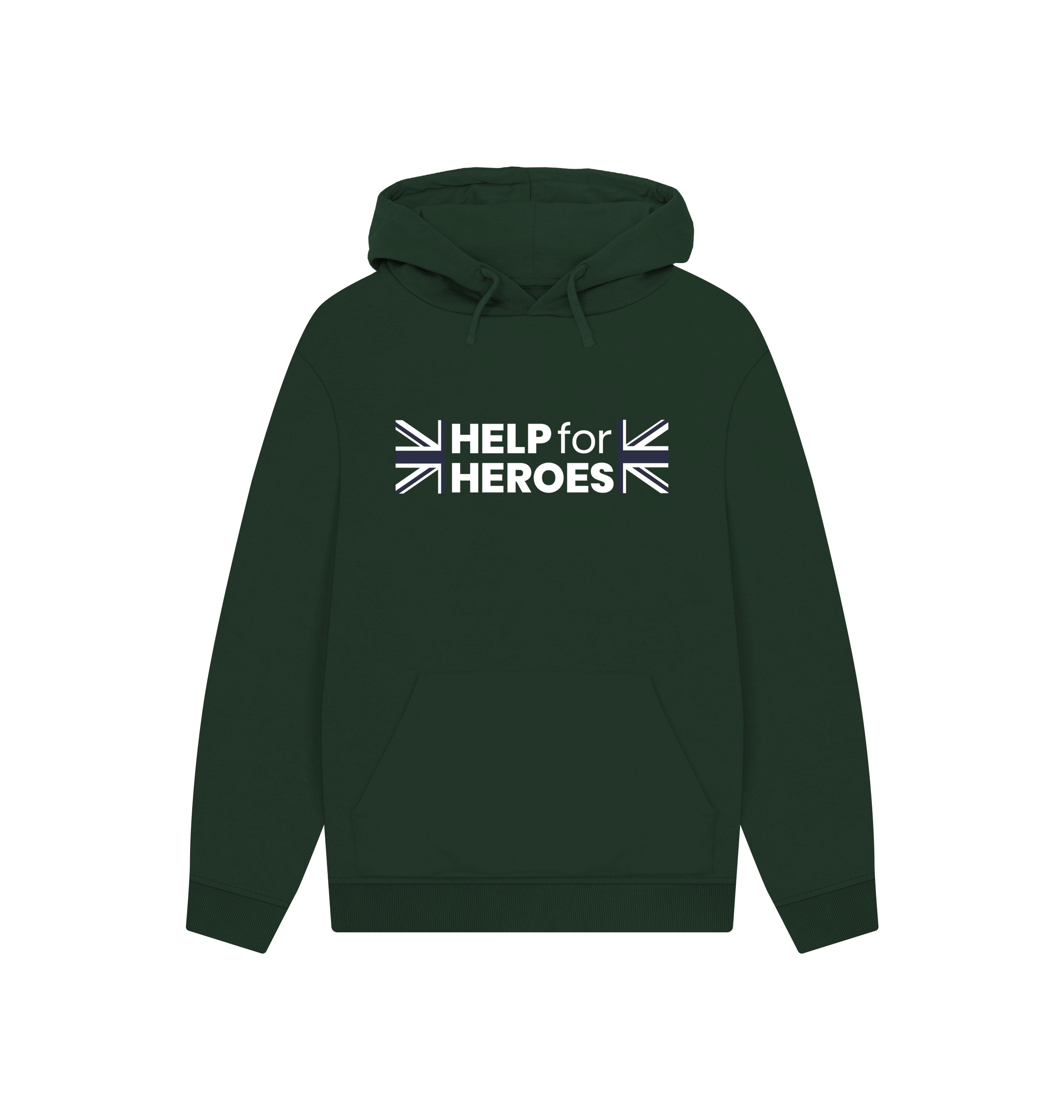 Evergreen Printed Hoody Front