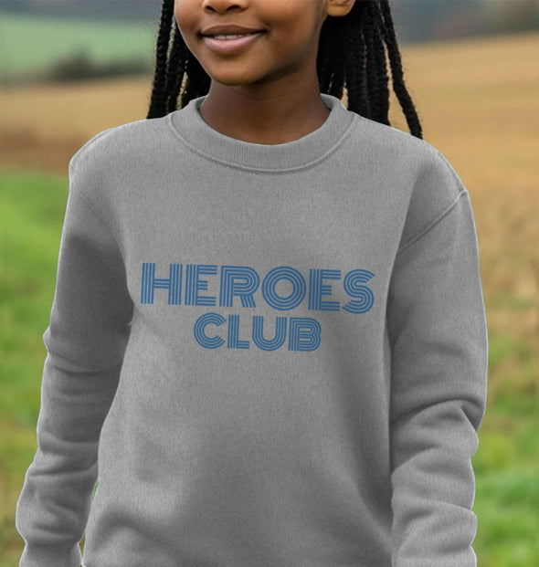 Heroes Club Kids Sweatshirt Grey