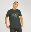 SANTA IN A SPITFIRE CHRISTMAS T-SHIRT DARK GREY