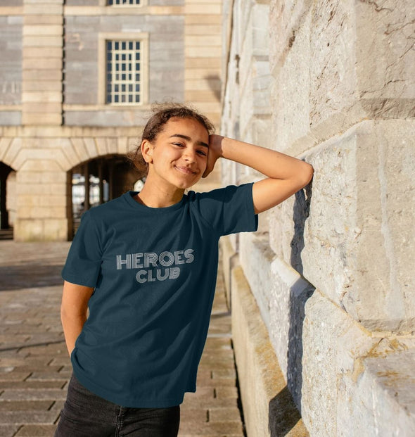 Heroes Club Kids T-shirt Navy