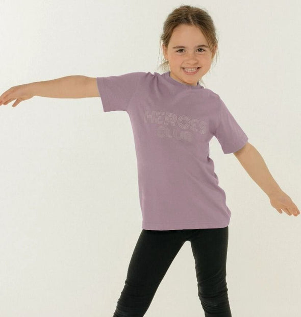 Heroes Club Kids T-shirt Pink