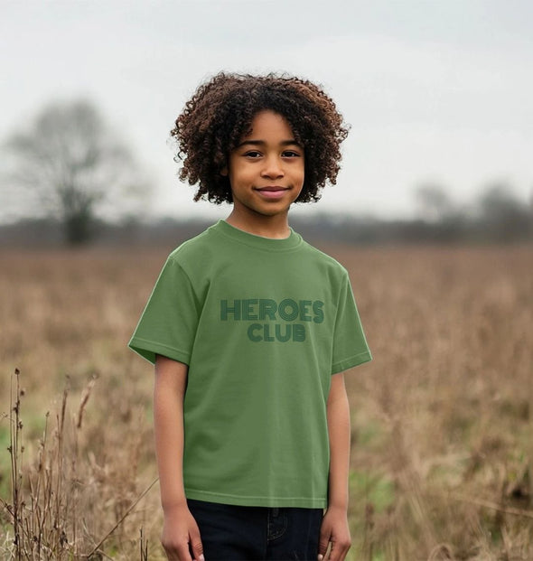 Heroes Club Kids T-shirt Green