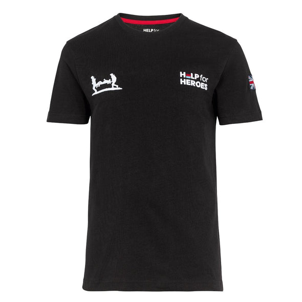 Help for Heroes Heritage Logo T-Shirt in Black