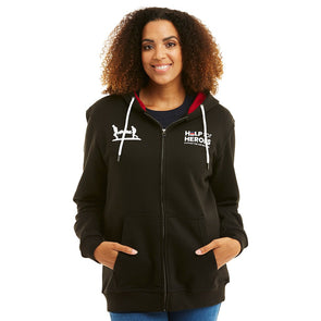 Help for Heroes Heritage Zipped Hoody in Black