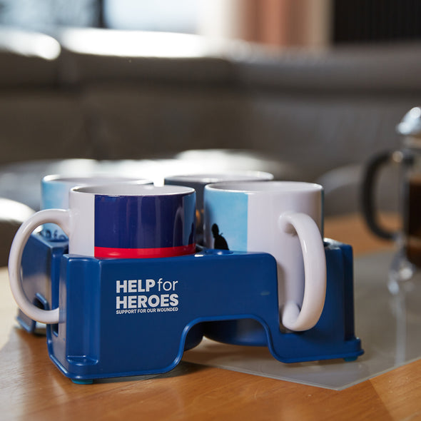 Help for Heroes Blue Muggi Cup Tray