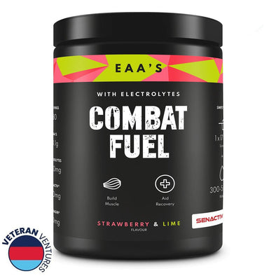 Combat Fuel Strawberry and Lime EAA's and Electrolytes