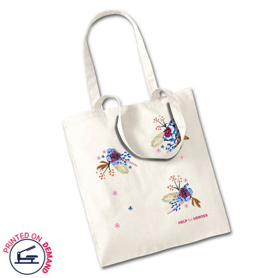 Help for Heroes Natural Flowers Of Friendship Tote Bag