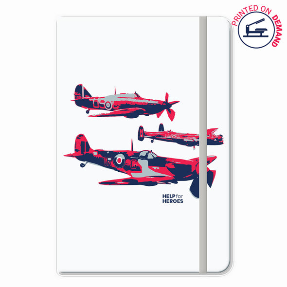 Help for Heroes Fly Past Notebook