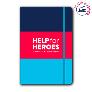 Help for Heroes Honour Tri Stripe Notebook