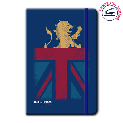 Help for Heroes Lion Rampant Notebook